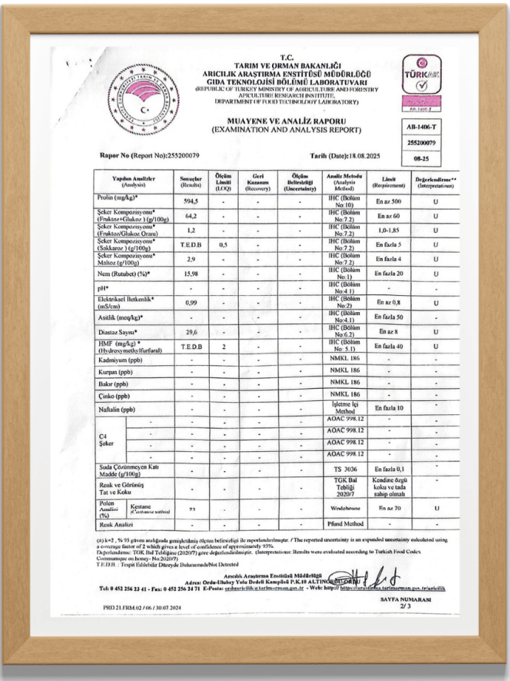 Yalova Kestane Ihlamur Balı 400 gr